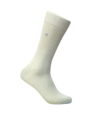 Mercerized Cotton Flat Knit Dress Sock